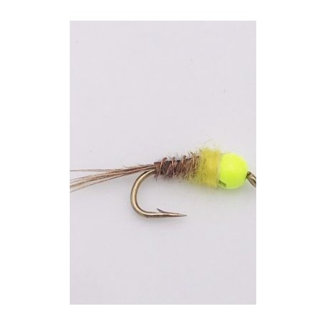 Nymphs Standards BEADHEAD TUNGSTEN CHARTREUSE PHEASANT  x   Copy $2.34