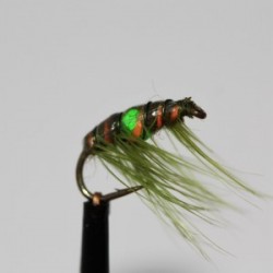 Nymphs Standards shrimper green tungsten $2.34