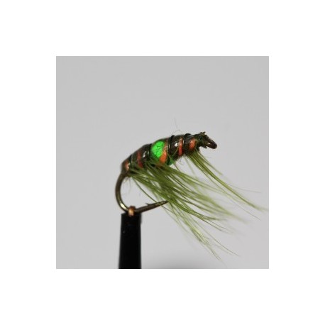 Nymphs Standards shrimper green tungsten $2.34