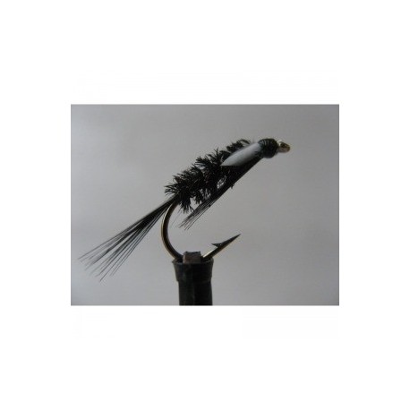 Nymphs Standards black white goose biot cheeks diawl bach $2.34