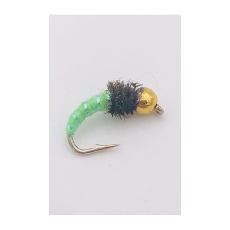 Nymphs Standards bh bright green caddis  x   Copy $2.34