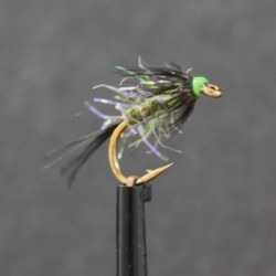 Nymphs Standards olive uv straggle black cruncher( ) $2.34