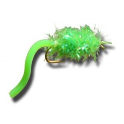 Nymphs Standards Squiggly Estaz Egg Fl Green $2.34