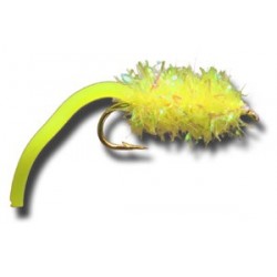 Nymphs Standards Squiggly Estaz Egg FL Yellow $2.34
