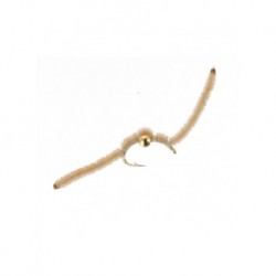 Nymphs Standards beadhead san juan worm tan $2.34