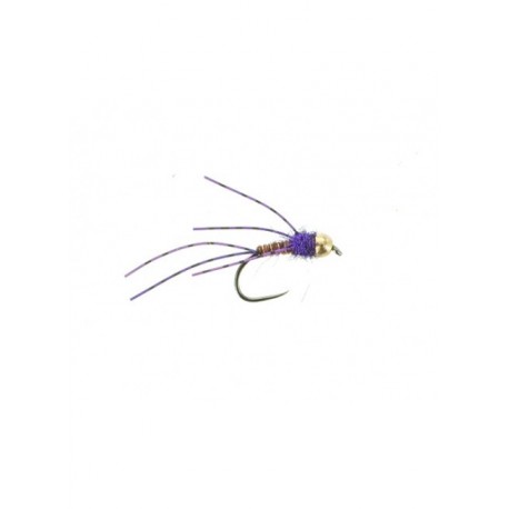 Nymphs Standards beadhead tactical legs purple $2.34