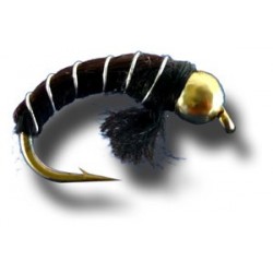 Nymphs Standards Tungsten BH Czech Nymph Black $2.34