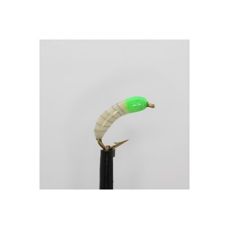 Buzzer white and lime okey dokey $2.34