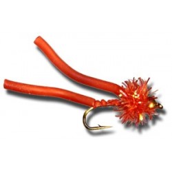 Nymphs Standards BH Squiggly Legs Red $2.34