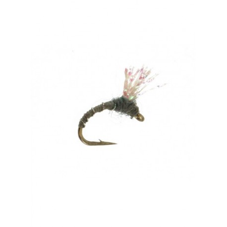 Nymphs Standards zebra flash midge gray $2.34