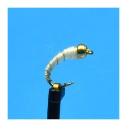 Beaded Nymphs Bead Head Midge Cream $2.42