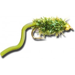 Nymphs Pure BH Squiggly Estaz Egg Olive $2.34