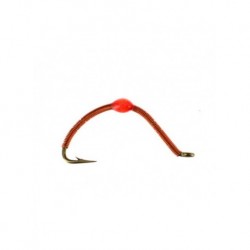 Nymphs Pure wired worm orange $2.34