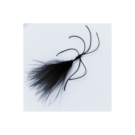 Nymphs Pure black critter worm $2.34
