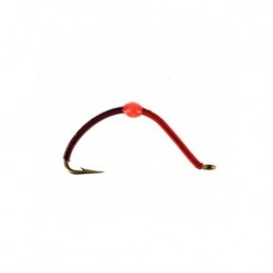 Nymphs Pure wired worm wine red $2.34
