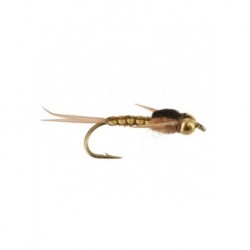 Nymphs Pure beadhead woven stonefly tan $2.34