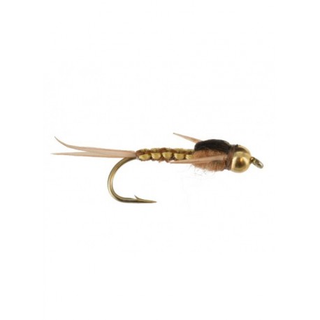 Nymphs Pure beadhead woven stonefly tan $2.34