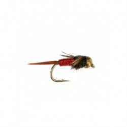 Nymphs Pure beadhead copper john red $2.34