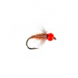 Nymphs Pure firebead soft hackle sowbug orange $2.34