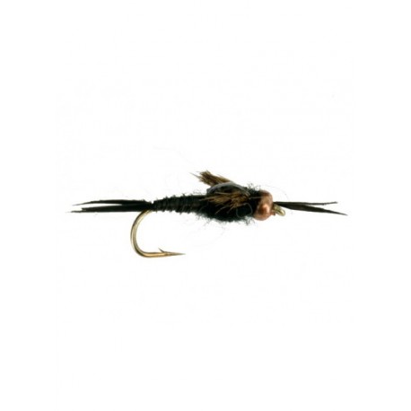 Nymphs Pure beadhead epoxy micro stonefly black $2.34