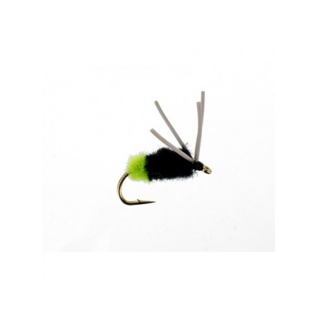 Nymphs Pure blue gill spider chartreuse butt $2.34