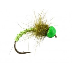 Nymphs Pure green metal troutcounter $2.34