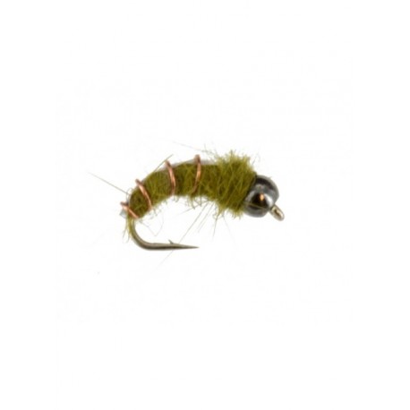Nymphs Pure beadhead electric caddis $2.34