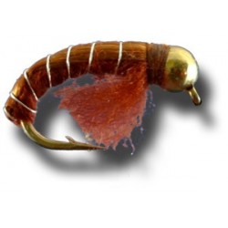 Nymphs Pure Tungsten BH Czech Nymph Brown $2.34