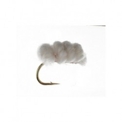 Nymphs Pure sucker spawn white $2.34