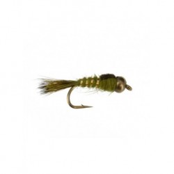 Nymphs Pure beadhead hares ear olive $2.34