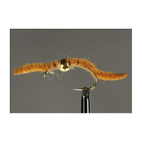 Nymphs Pure San Juan Worm Bead Head Worm Brown Side $2.34