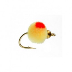 Nymphs Pure beadhead glo bug oregon cheese flame $2.34