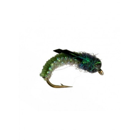 Nymphs Pure beadhead jalapeno caddis $2.34