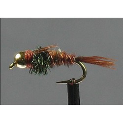 Nymphs Pure Pheasant Tail Nymph Bead Head Flashback side $2.34