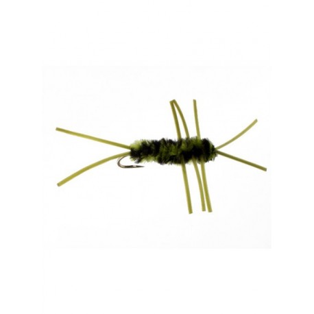 Nymphs Pure the turd black and olive $2.34