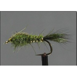 Nymphs Pure Hares Ear Nymph Olive side $2.34