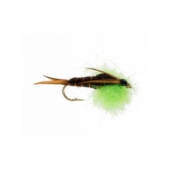 Nymphs Pure hot spot stonefly chartreuse $2.34