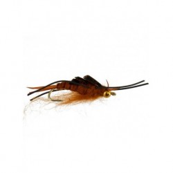 Nymphs Pure bh kauffman rubberleg stonefly brown $2.34