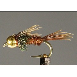 Nymphs Pure Pheasant Tail Nymph Tungsten Bead Side $2.34