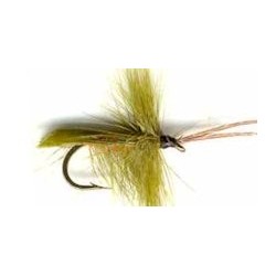 Dries olive horned caddis button $2.34