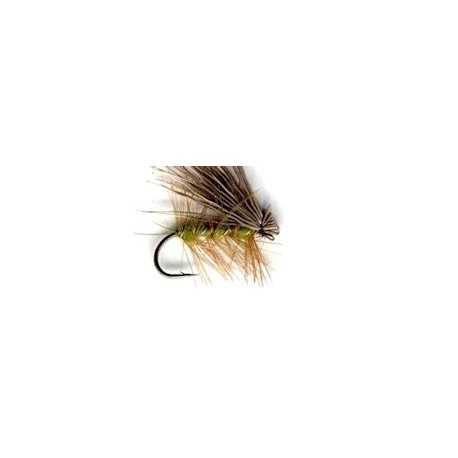 Dries dark elk hair caddis button $2.34