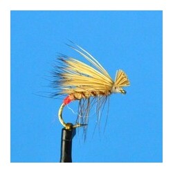 Dries Pure Elk Hair Caddis  Tan W Red Butt $2.34
