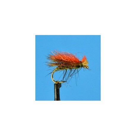 Dries Pure Elk Hair Caddis Olive W Hot Wing $2.34