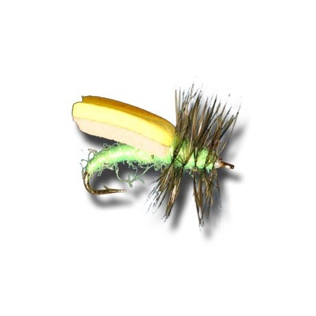 Dries Pure Foam Wing Caddis Bright Green $2.34