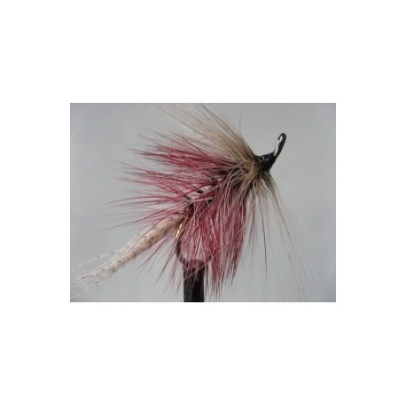 Dries Pure claret white dapping fly $2.34