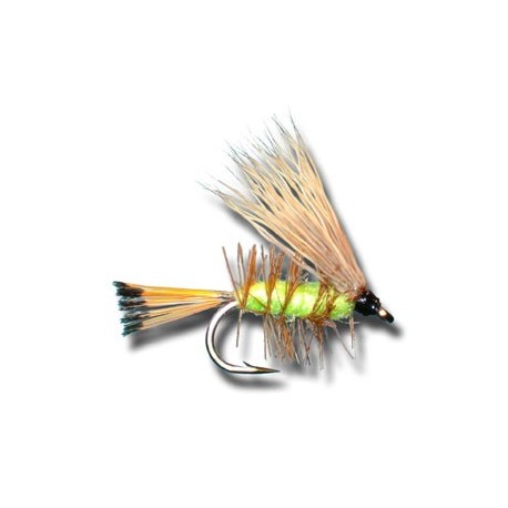 Dries Pure Palmered Caddis Green $2.34