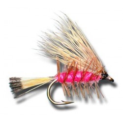 Dries Palmered Caddis Pink $2.34