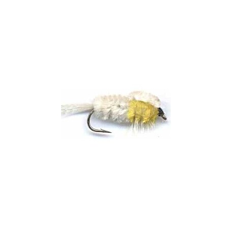 Streamers white yellow montana button $2.64