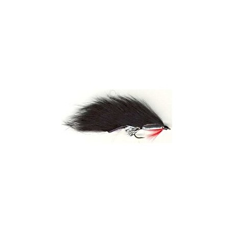 Streamers black zonker button $2.64