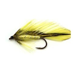 Streamers yellow badger matuka button $2.64